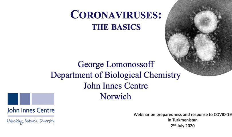 Coronaviruses: The Basics - presented by Professor George Lomonossoff